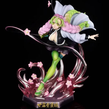 Figurines Demon Slayer | Figurines représentant Zenitsu, Kanroji, Akaza, Shinobu, Muichiro,  Kyojuro et Kokushibo. Parfaites pour décorer un bureau ou une étagère, ces figurines détaillées sont idéales pour les fans de Demon Slayer