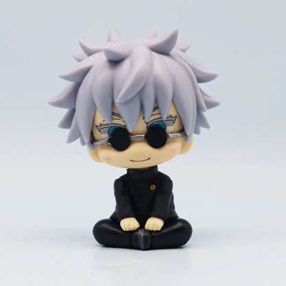 10cm Jujutsu Kaisen Figure | Pop figure representing Yuta Okkotsu, Toge Inumaki, Fushiguro Toji, Gojo Satoru and Geto Suguru. Perfect for Jujutsu Kaisen fans, this cute figure is ideal for collecting or as decoration. 