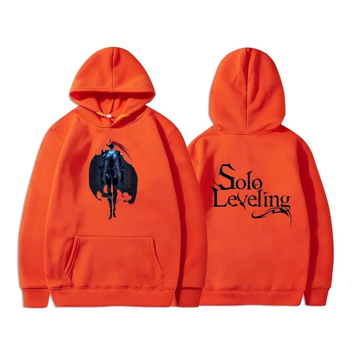 Sudadera de nivelación en solitario ? Sudadera con capucha de lana de otoño con estampado gráfico de Sung Jin-Woo. Estilo oversize, streetwear Harajuku, unisex, ideal para fans del manga y el anime.