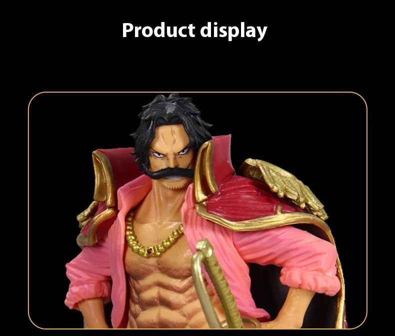 23cm Figurine One Piece | Figurine Gol D. Roger de One Piece, de la série GK Haute Qualité. Modèle de décoration de bureau, cette statue en PVC est un excellent objet de collection et un cadeau parfait pour les fans de l’univers de One Piece