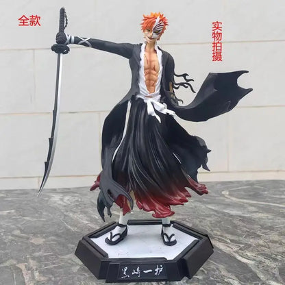 Figura LEJÍA 31cm | Figura detallada de PVC que representa a Kurosaki Ichigo. Ideal para completar una colección o decorar un espacio con algún personaje icónico del anime. 