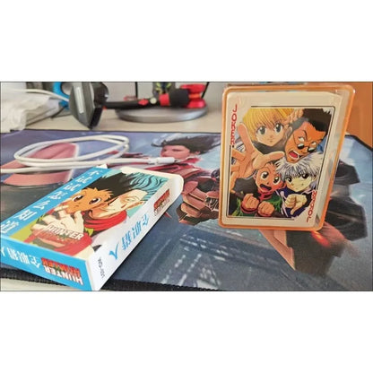 Tarjetas para Hunter X Hunter | Baraja de cartas ilustrada con personajes de Hunter X Hunter. Ideal para los fans del anime, este juego de cartas es un gran accesorio para momentos divertidos o como regalo.