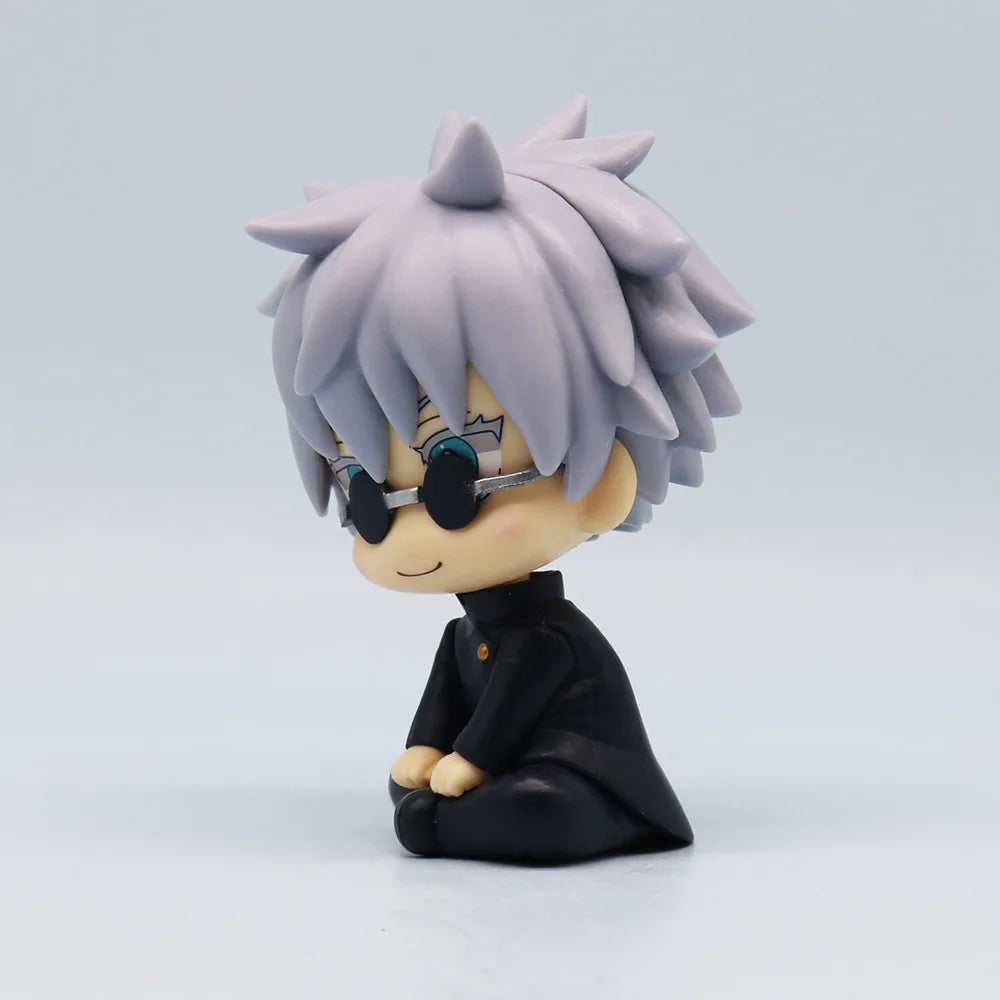 10cm Jujutsu Kaisen Figure | Pop figure representing Yuta Okkotsu, Toge Inumaki, Fushiguro Toji, Gojo Satoru and Geto Suguru. Perfect for Jujutsu Kaisen fans, this cute figure is ideal for collecting or as decoration. 