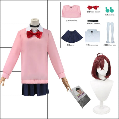 DAN DA DAN - Costume Cosplay Momo Ayase | Transformez-vous en Momo Ayase de Dan Da Dan avec ce costume cosplay complet ! Comprend une tenue fidèle à l'anime, idéale pour les conventions, Halloween, ou les fêtes costumées