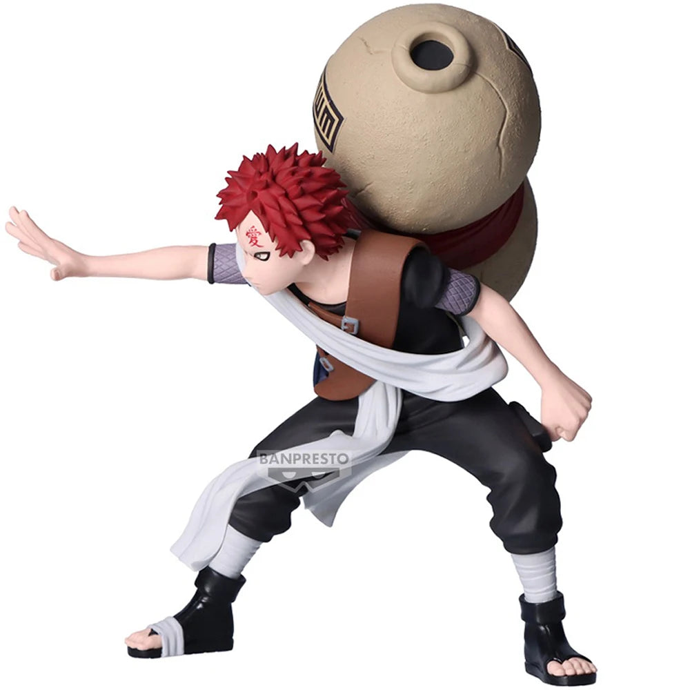 14cm Figurine Bandai Banpresto (édition Vibration Stars) Naruto | Figurines originales de Gaara & Uchiha Sasuke, modèles de collection, décoration de bureau. Cadeau idéal pour les fans et enfants.