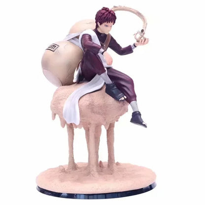 22cm Figurine Naruto | Figurine de Gaara représentant sa maîtrise du sable. Un modèle détaillé pour les collectionneurs et fans d'anime, idéal pour la décoration ou comme cadeau d'anniversaire