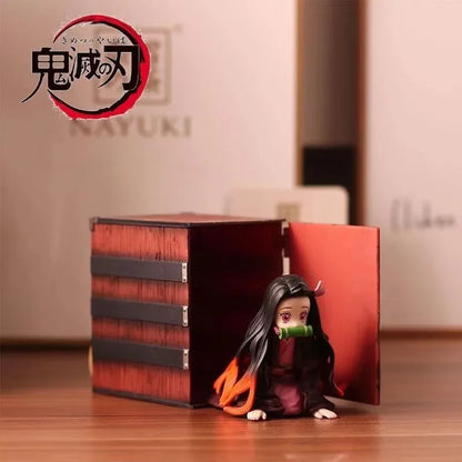 22cm Figurine Demon Slayer | Figurine représentant Kamado Nezuko avec un design unique. Parfaite pour les fans de Demon Slayer, cette pièce de collection est idéale pour la décoration ou comme cadeau