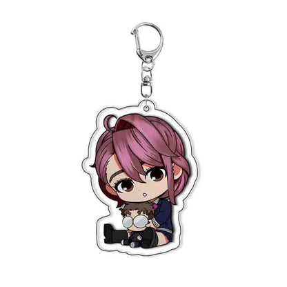 Ajoutez une touche de style anime à vos accessoires avec ces porte-clés en acrylique Dan Da Dan. Ces pendentifs polyvalents sont parfaits pour les sacs, clés ou collections