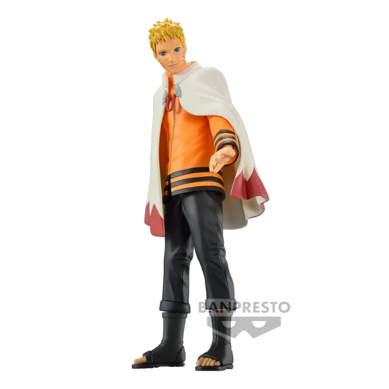 11-17cm Figurine Bandai Banpresto (édition Naruto 20th Anniversary) | Figurine en PVC de Naruto Uzumaki. Ce modèle représente Naruto dans sa tenue "Fire Shadow Hokage" et en version adolescent, idéal pour les collectionneurs et les fans de Naruto