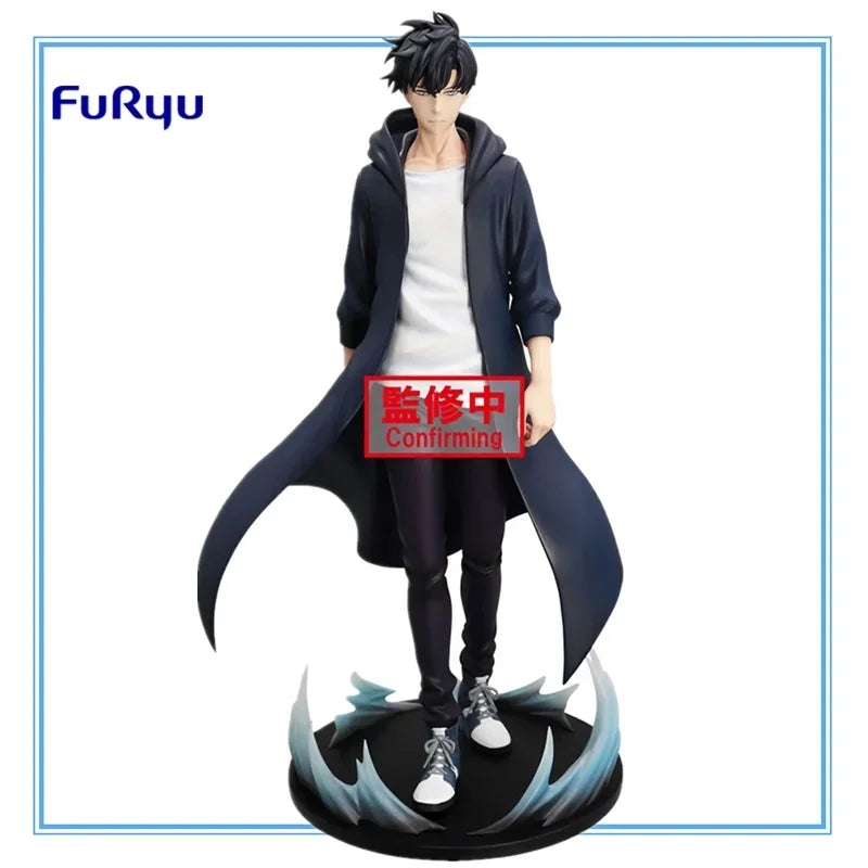 Figura Furyu de 21 cm nivelación individual | Figura de acción original en PVC de Sung Jin-woo, inspirada en el anime Solo Leveling. Perfecto para coleccionistas y como regalo.