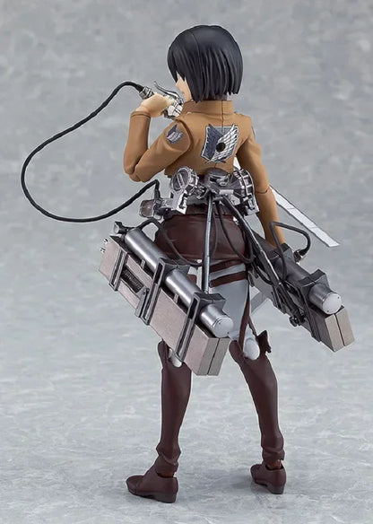 19cm Figurines d'action Attack on Titan | Figurines d'Eren Jaeger, Mikasa Ackerman et Levi Ackerman de Attack on Titan, parfaites pour la collection et comme cadeau pour les fans de la série