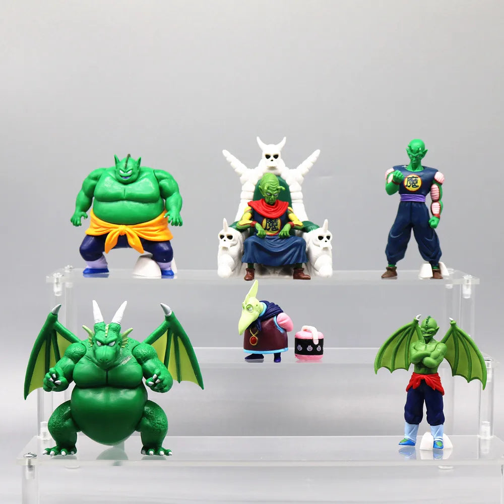 Set de 6 Figuras de Dragon Ball | Piccolo Daimao y sus secuaces, perfecto para coleccionistas y fans de Dragon Ball. ¡Un regalo ideal para todos los amantes del anime! 