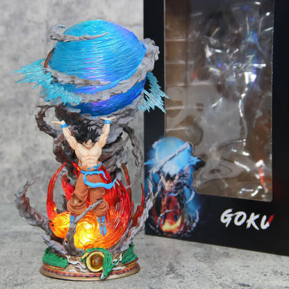 Figura Dragon Ball 23cm | Goku Súper Genki Dama. Un modelo coleccionable detallado, perfecto para los fans de Dragon Ball e ideal como decoración o regalo. 