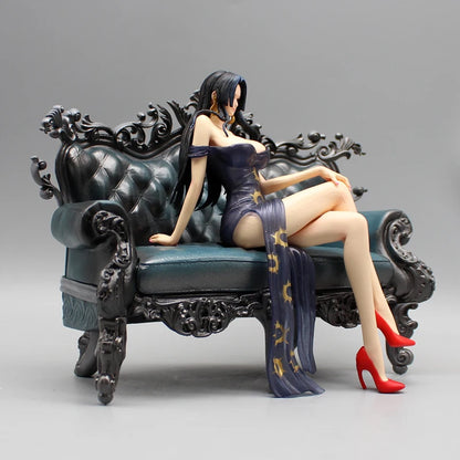 Figurine One Piece | Figurine détaillée de Nico Robin et Boa Hancock de la série One Piece, version Suit Thug. Modèle GK de collection, parfait pour les fans d’anime. Idéale comme décoration ou cadeau d'anniversaire pour les amateurs de One Piece