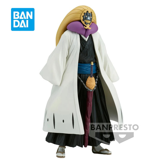 Figura Banpresto Bleach de 16 cm | Figura original de Kurotsuchi Mayuri de la colección Banpresto Solid and Souls. Este modelo de acción detallado es perfecto para los fanáticos de Bleach, con mano de obra fina y un diseño único. 