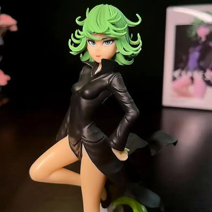 22cm Figurine One Punch Man | Figurine en PVC de Tatsumaki, alias Tornade Tragique, de One Punch Man. Un modèle de collection idéal pour les fans d'anime et un cadeau parfait pour les enfants