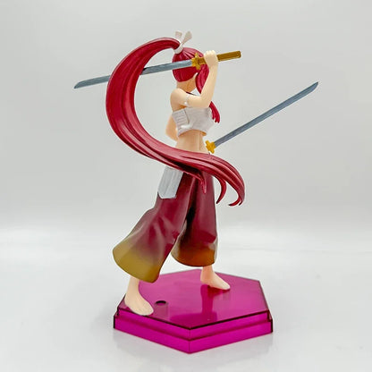 17-19cm Figurine Fairy Tail | Figurine POP UP PARADE d'Erza Scarlet et Lucy dans ses transformations Taureau et Verseau. Modèles détaillés, parfait pour les fans et les collectionneurs d'anime