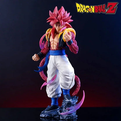 Figura Dragon Ball 25cm | Gogeta Super Saiyan 4, la icónica fusión de Son Goku y Vegeta en Super Saiyan 4. Un modelo coleccionable dinámico y detallado que hará las delicias de los fans de Dragon Ball 