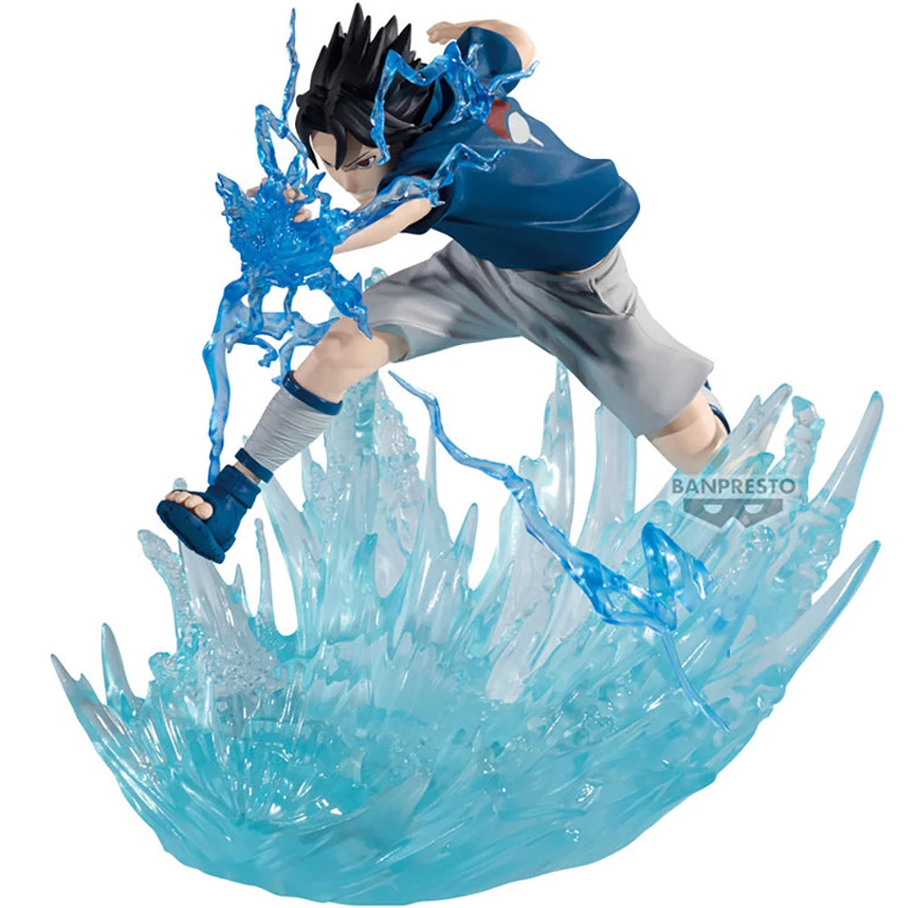 12cm Figurine Bandai Banpresto Combination Battle edition | Figurines originales d'action de Sasuke Uchiha et Naruto Uzumaki en plein combat. Modèles décoratifs parfaits pour les fans et les enfants