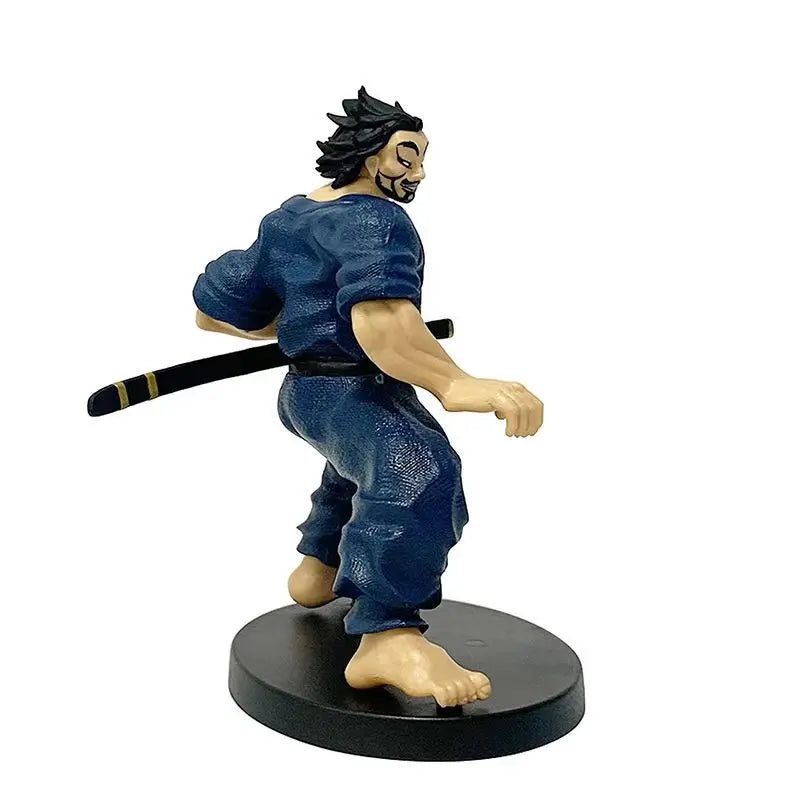 15cm Figurine BAKI | Figurine de Miyamoto Musashi, personnage de Baki the Grappler. Fabriquée en PVC, cette figurine détaillée est un excellent choix pour les collectionneurs ou comme cadeau d'anniversaire pour les fans de l'anime