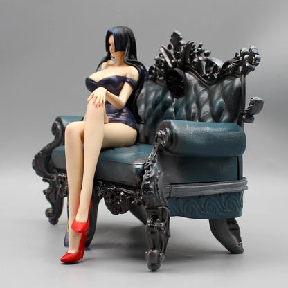 Figurine One Piece | Figurine détaillée de Nico Robin et Boa Hancock de la série One Piece, version Suit Thug. Modèle GK de collection, parfait pour les fans d’anime. Idéale comme décoration ou cadeau d'anniversaire pour les amateurs de One Piece