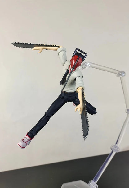 17cm Figurine Figma #586 Chainsaw Man | Figurine Denji avec Pochita, modèle articulé de haute qualité, comprenant accessoires et détails précis. Idéal pour les fans et collectionneurs. Parfait comme jouet, décoration ou cadeau