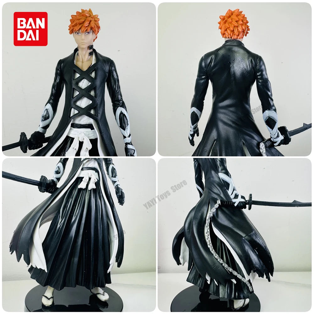 Descubre este conjunto de 3 figuras de BLEACH que presentan a Ichigo, Rukia y Kenpachi en posturas icónicas. Fabricados con PVC de alta calidad, son perfectos para añadirlos a una colección o como regalo para los fans del anime. 