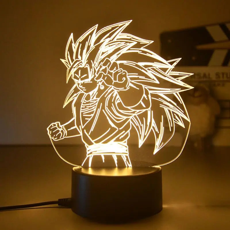 Lampe de Table LED Dragon Ball | Illuminez vos soirées avec cette lampe de table LED Dragon Ball. Avec un effet 3D saisissant, cette lampe est parfaite comme décoration de chambre et fait un excellent cadeau pour les fans de Dragon Ball