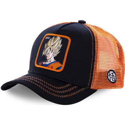 Casquette ajustable Dragon Ball haute qualité avec personnages broder, style baseball, ajustable, parfaite pour hommes et femmes. Idéale pour un look décontracté et comme cadeau