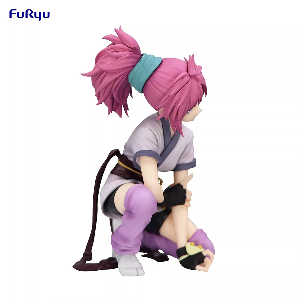 Figura original FuRyu Noodle Stopper de 10 cm - Hunter x Hunter | Figura de Machi Komacine perfecta como regalo para amantes y coleccionistas del anime.