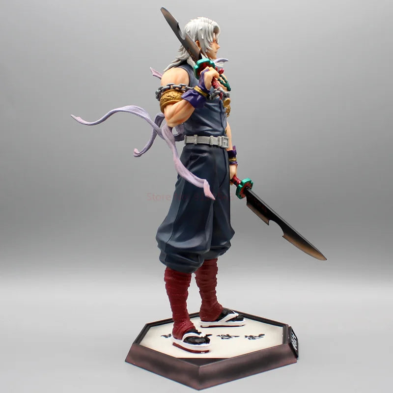 32cm Demon Slayer Figure | Action figure representing Uzui Tengen, the Pillar of Sound in Demon Slayer. Perfect for collections and as a desktop decoration, this detailed statue is a great birthday gift for anime fans. 