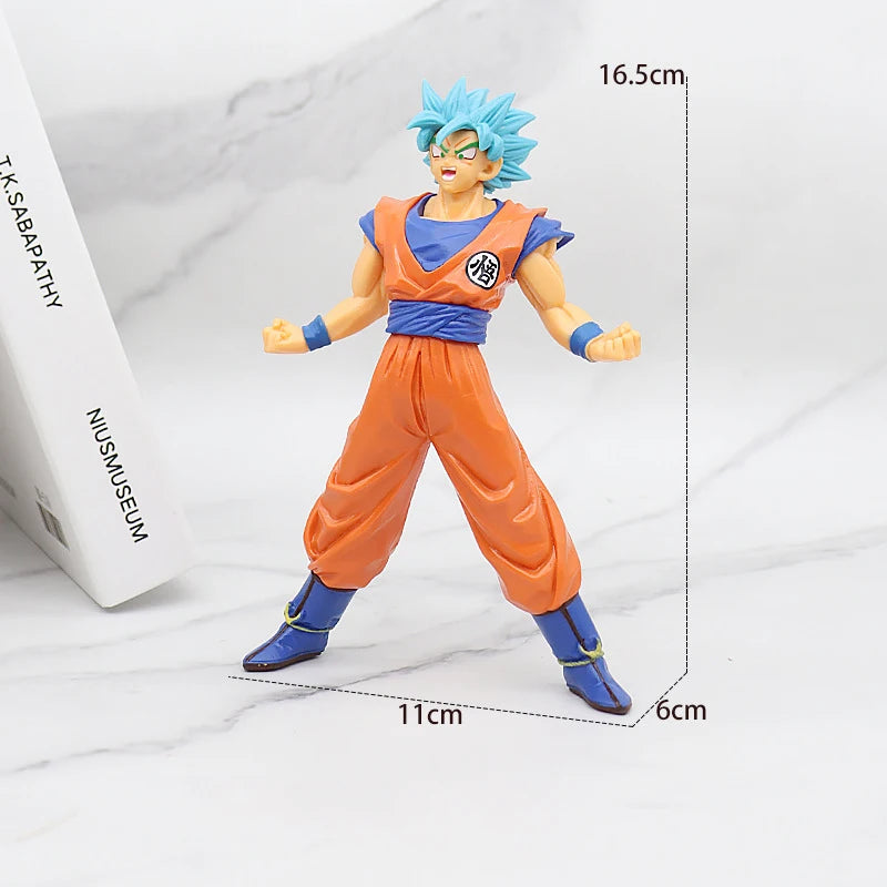 18cm Figurine Dragon Ball | Figurines Goku, Broly, Gogeta, Vegeta parfaite pour les fans de DBZ. Un excellent choix comme cadeau ou pour enrichir votre collection de figurines d'anime