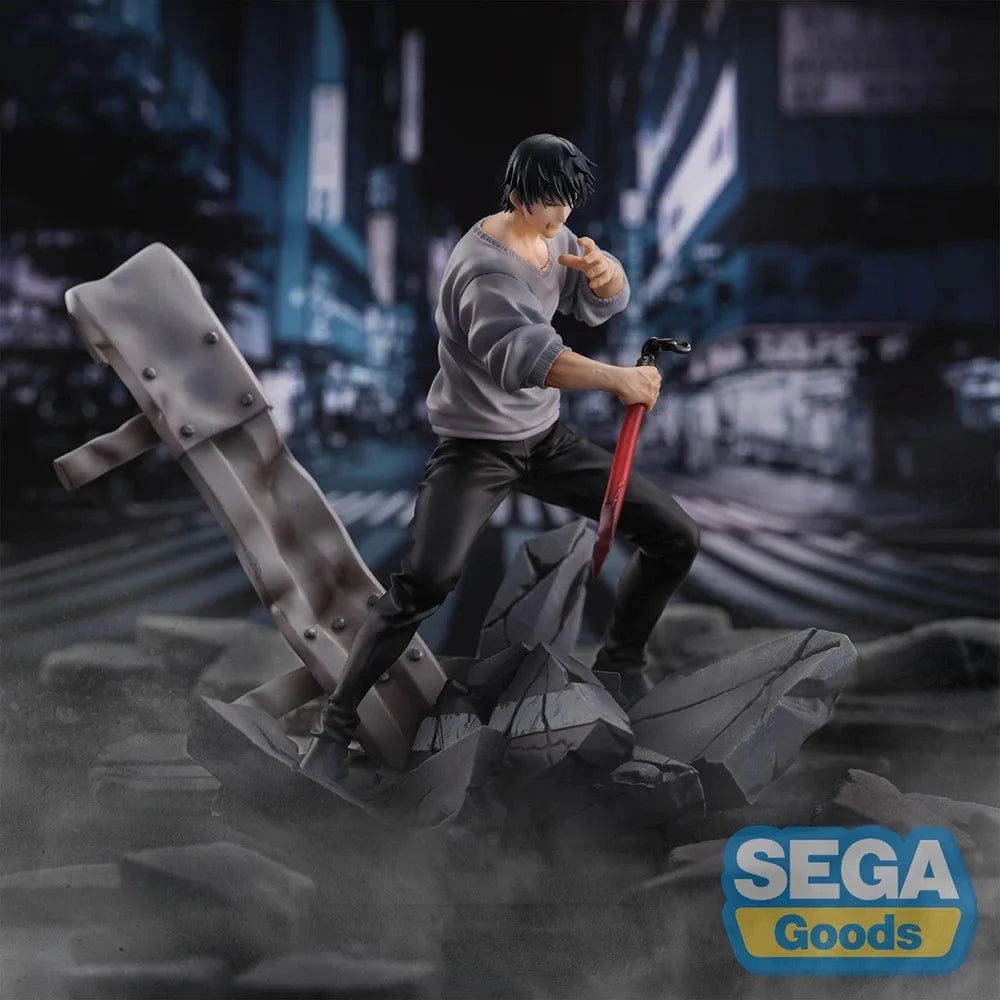 24cm Figurine SEGA Jujutsu Kaisen | Figurine en PVC de Toji Fushiguro en pleine action, un modèle détaillé pour les collectionneurs. Idéal comme cadeau pour les fans de l'anime et les enfants