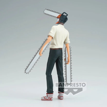 16cm Figurine Originale Bandai Banpresto Chainsaw Man | Modèle d'action en PVC de Denji, parfait pour décorer un bureau ou enrichir une collection. Idéal comme cadeau pour enfants et fans d'anime