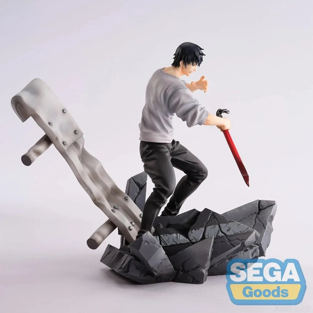 24cm Figurine SEGA Jujutsu Kaisen | Figurine en PVC de Toji Fushiguro en pleine action, un modèle détaillé pour les collectionneurs. Idéal comme cadeau pour les fans de l'anime et les enfants