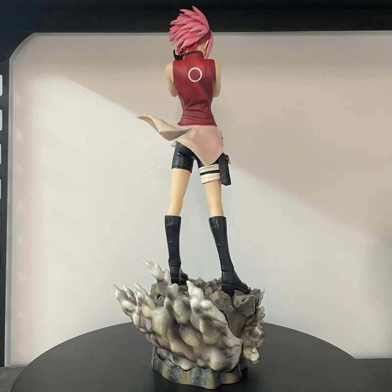 Figura Naruto de 36cm | Sakura y Hinata en modo batalla. Ideal para coleccionistas y como regalo para fans del anime. 