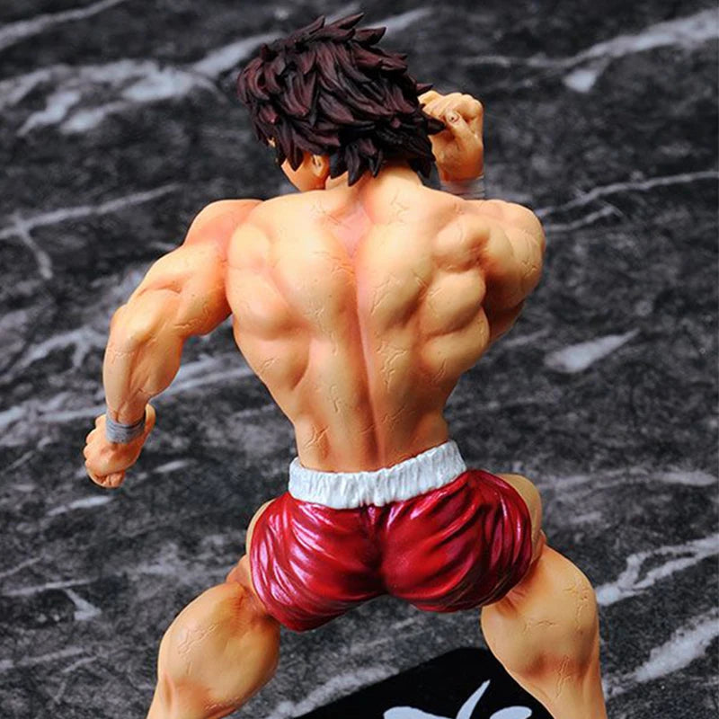 Figura Hanma Baki de 15 cm | Figura de PVC de 15 cm que representa a Baki, de Baki the Grappler. Ideal como regalo de cumpleaños para niños o coleccionistas.