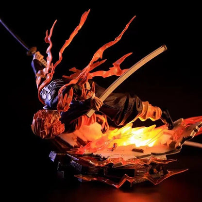 Figurines Demon Slayer | Figurines représentant Zenitsu, Kanroji, Akaza, Shinobu, Muichiro,  Kyojuro et Kokushibo. Parfaites pour décorer un bureau ou une étagère, ces figurines détaillées sont idéales pour les fans de Demon Slayer