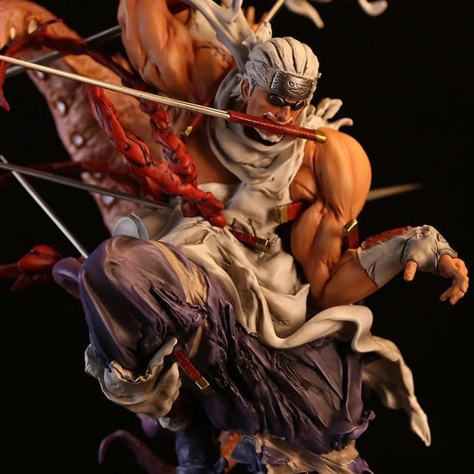 Figura Naruto de 37cm | Modelo de acción detallado de Killer Bee, perfecto para colecciones o decoración de escritorio. Regalo perfecto para los fans de Naruto. 