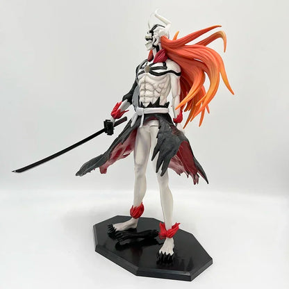 33-41cm Figurines BLEACH | Plongez dans l'univers de BLEACH avec ces figurines Collector impressionnantes représentant Ichigo Kurosaki dans ses transformations ultimes. Cette figurine détaillée capture l’intensité et la puissance du personnage