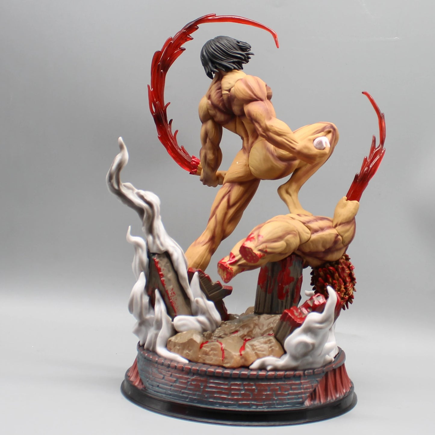 29cm Figurine Attack on Titan | Figurine d’action représentant le Titan Assaillant d’Eren Jager. Un modèle de collection idéal pour les fans, parfait en décoration ou comme cadeau pour les amateurs d'action et de figurines détaillées