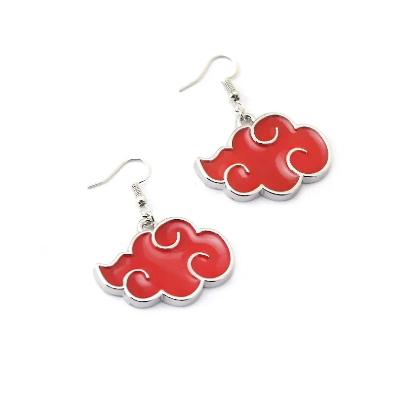 Boucles d'oreilles pendantes Naruto Sharingan Akatsuki, accessoires de cosplay, parfaites pour fêtes, cadeau pour hommes et femmes