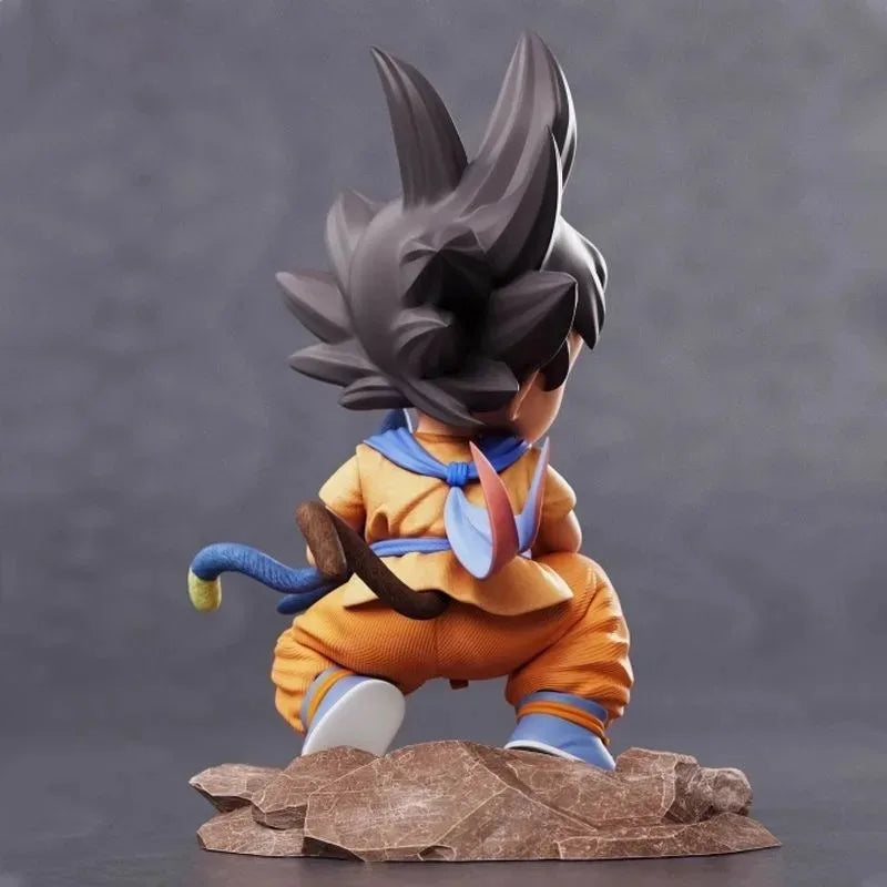 10cm Figurine Dragon Ball | Goku avec Puar dans une pose affectueuse. Un excellent modèle de collection pour les fans de Dragon Ball Z. Un cadeau parfait pour les amateurs d'anime !