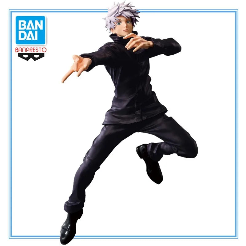 25cm Figurine Bandai BANPRESTO (édition MAXIMATIC) Jujutsu Kaisen | Figurine haute qualité en PVC de Gojo Satoru en pleine action, parfaite pour les collections et les fans de l'anime