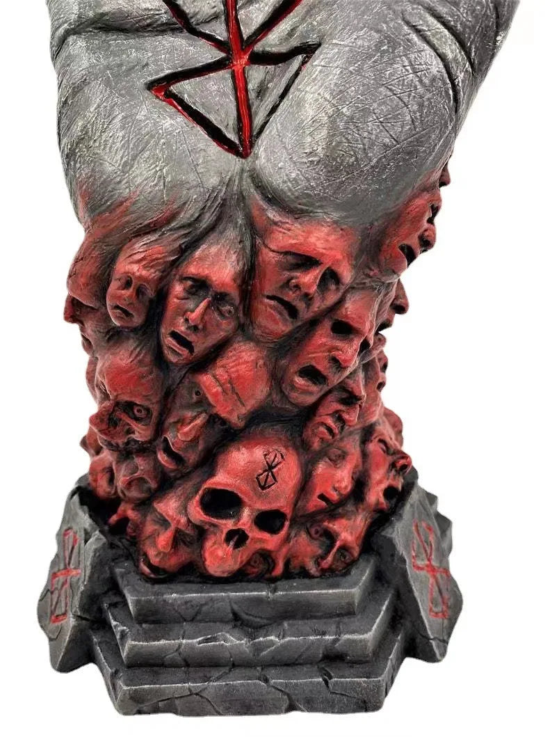 26cm Figurine Berserk | Figurine en résine inspirée de Berserk, représentant la Main de Dieu. Idéale pour les collectionneurs et comme cadeau d'anniversaire pour les fans d'anime