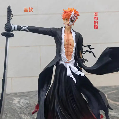 Figura LEJÍA 31cm | Figura detallada de PVC que representa a Kurosaki Ichigo. Ideal para completar una colección o decorar un espacio con algún personaje icónico del anime. 