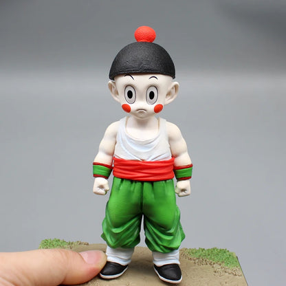 Figurines Dragon Ball | Figurines Ten Shin han et Chaozu parfaite pour la décoration de bureau ou pour ajouter des modèles uniques à votre collection. Un modèle idéal à offrir aux fans de DBZ !