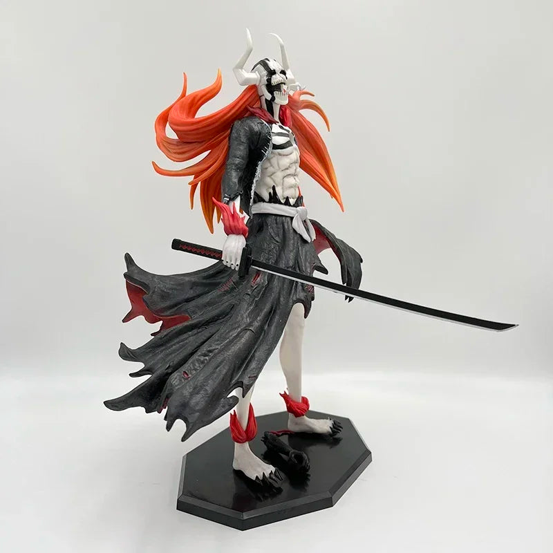 33-41cm Figurines BLEACH | Plongez dans l'univers de BLEACH avec ces figurines Collector impressionnantes représentant Ichigo Kurosaki dans ses transformations ultimes. Cette figurine détaillée capture l’intensité et la puissance du personnage