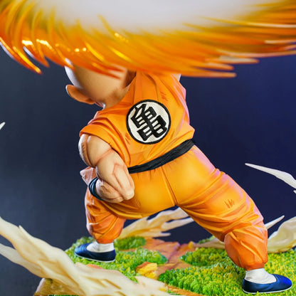 Figura Dragon Ball 20cm | Figura de acción de Krillin ideal para decoración del hogar o como regalo de cumpleaños. ¡Imprescindible para los fans de Dragon Ball! 