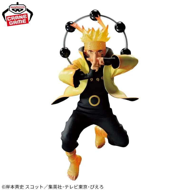 Figura Bandai BANPRESTO de 14 cm (Edición especial Vibration Stars) - Naruto Shippuden | Maqueta en PVC de Uzumaki Naruto en modo Rikudô Sennin, ideal para coleccionistas y fans del anime. Perfecto como juguete, decoración o regalo.